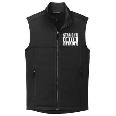 Striaght Outta Detroit Michigan Collective Smooth Fleece Vest