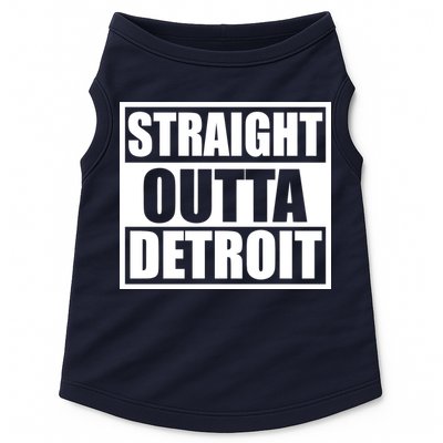 Striaght Outta Detroit Michigan Doggie Tank