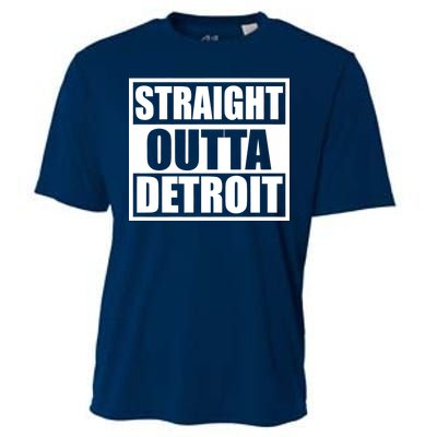 Striaght Outta Detroit Michigan Cooling Performance Crew T-Shirt