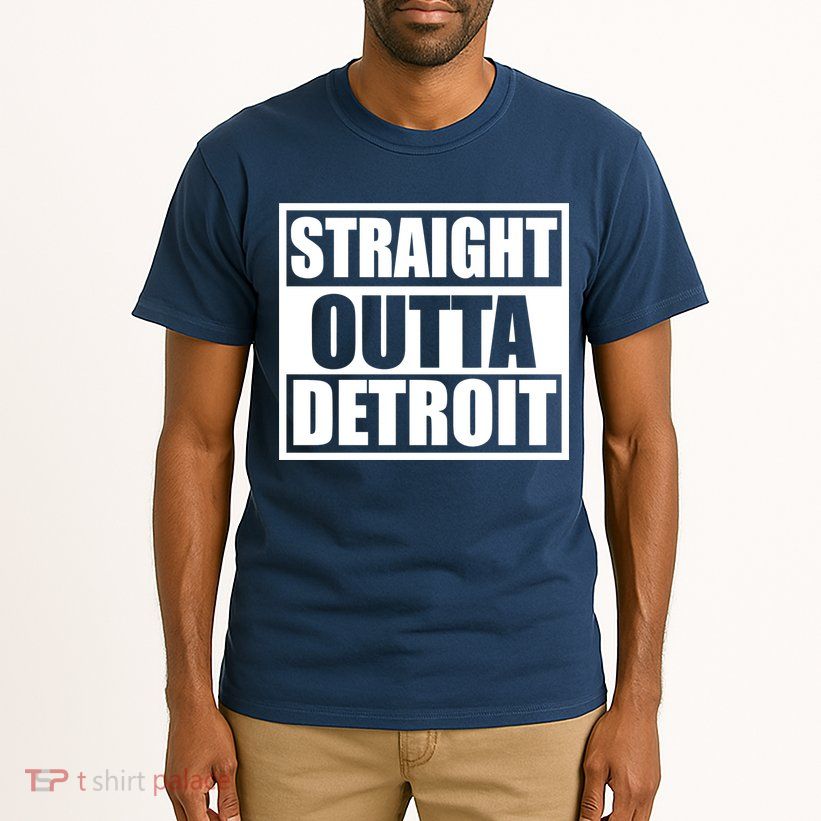 Striaght Outta Detroit Michigan Tall T-Shirt