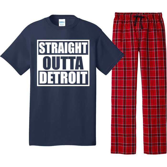 Striaght Outta Detroit Michigan Pajama Set