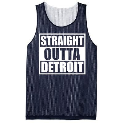 Striaght Outta Detroit Michigan Mesh Reversible Basketball Jersey Tank