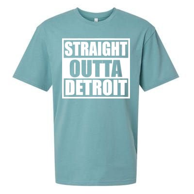 Striaght Outta Detroit Michigan Sueded Cloud Jersey T-Shirt