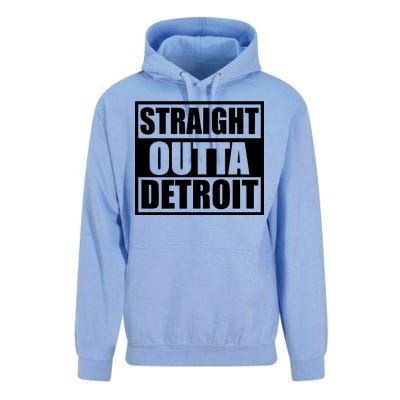 Striaght Outta Detroit Michigan Unisex Surf Hoodie