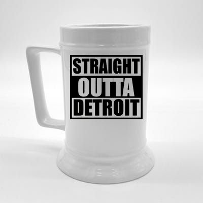 Striaght Outta Detroit Michigan Beer Stein