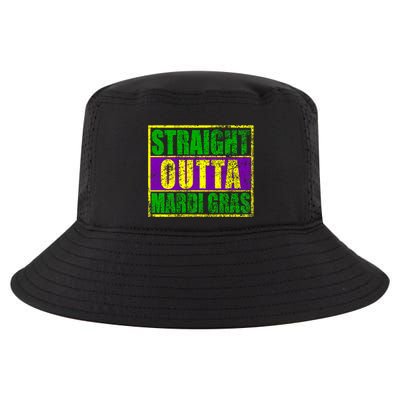 Striaght Outta Mardi Gras New Orleans Party Cool Comfort Performance Bucket Hat