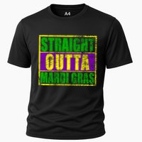 Striaght Outta Mardi Gras New Orleans Party Cooling Performance Crew T-Shirt