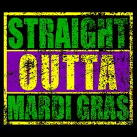 Striaght Outta Mardi Gras New Orleans Party Cooling Performance Crew T-Shirt