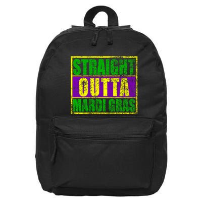 Striaght Outta Mardi Gras New Orleans Party 16 in Basic Backpack