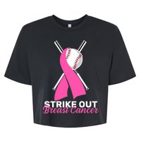 Strike Out Breast Cancer Bella+Canvas Jersey Crop Tee