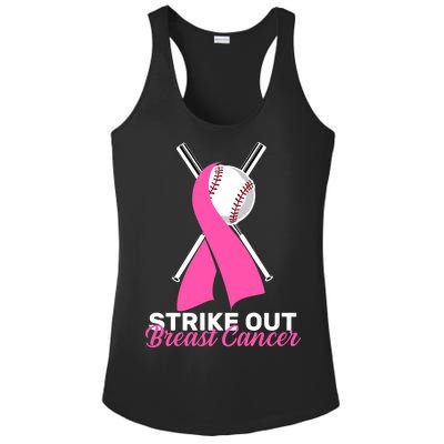 Strike Out Breast Cancer Ladies PosiCharge Competitor Racerback Tank