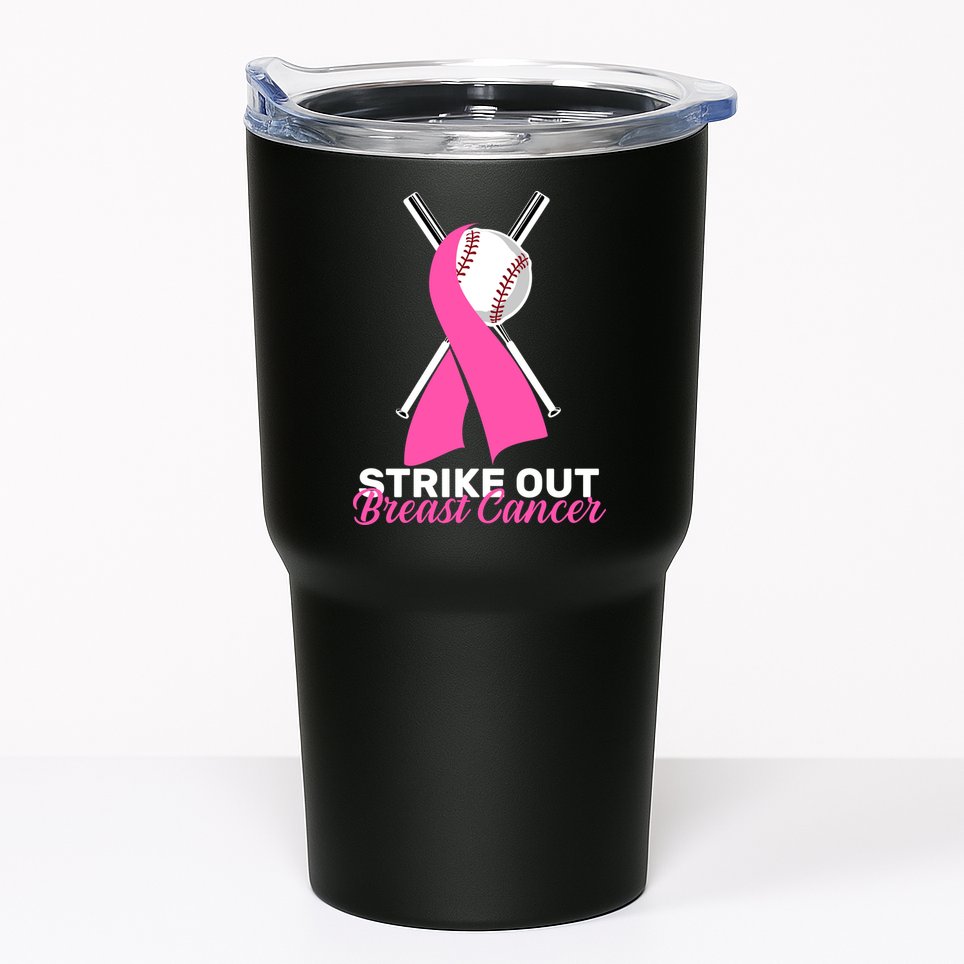Strike Out Breast Cancer Tumbler