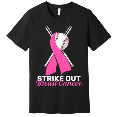 Strike Out Breast Cancer Premium T-Shirt