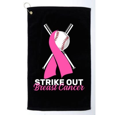 Strike Out Breast Cancer Golf Towel