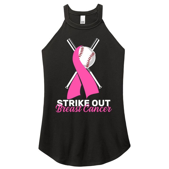 Strike Out Breast Cancer Women's Perfect Tri Rocker Tank