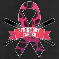 Strike Out Cancer 7 Panel Mesh Trucker Snapback Hat