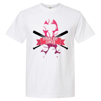 Strike Out Cancer Garment-Dyed Heavyweight T-Shirt