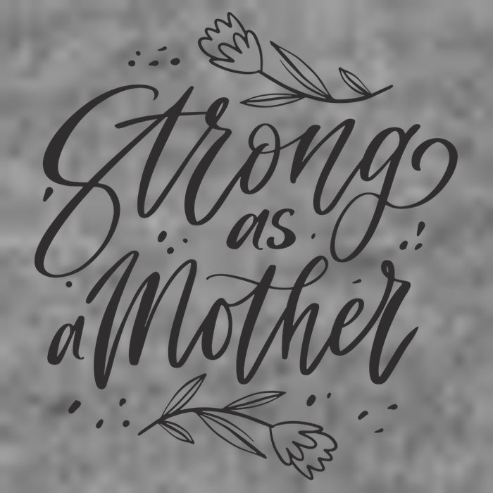 Strong As A Mother Women's V-Neck T-Shirt