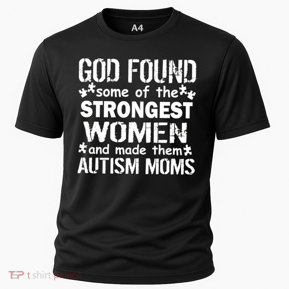 Strong Autism Mom Quote Cooling Performance Crew T-Shirt