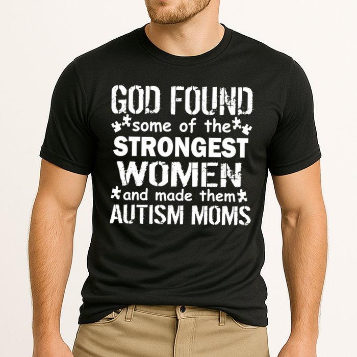 Strong Autism Mom Quote Performance Shirt