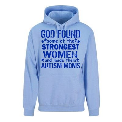 Strong Autism Mom Quote Unisex Surf Hoodie