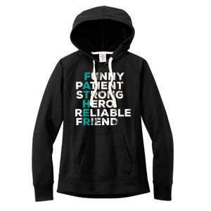 Strong Father Meaning Women's Fleece Hoodie