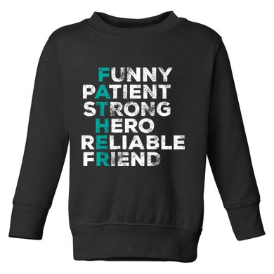 Strong Father Meaning Toddler Sweatshirt