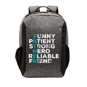 Strong Father Meaning Vector Backpack