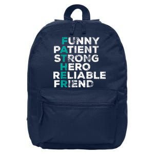 Strong Father Meaning 16 in Basic Backpack