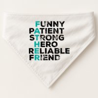 Strong Father Meaning USA-Made Doggie Bandana