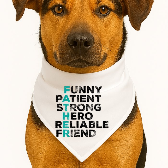 Strong Father Meaning USA-Made Doggie Bandana