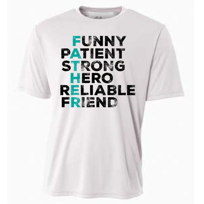 Strong Father Meaning Cooling Performance Crew T-Shirt