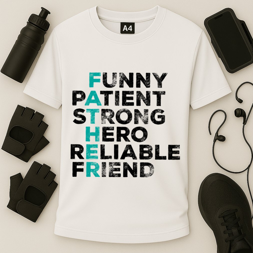 Strong Father Meaning Performance Shirt