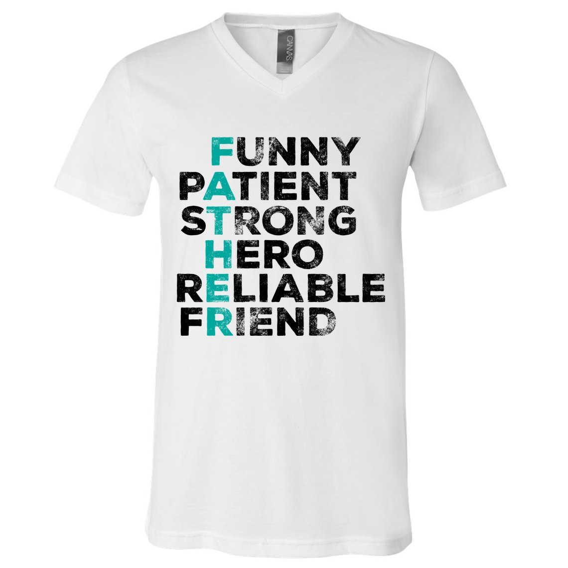 Strong Father Meaning V-Neck T-Shirt