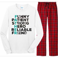 Strong Father Meaning Long Sleeve Pajama Set