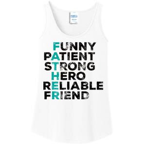 Strong Father Meaning Ladies Essential Tank