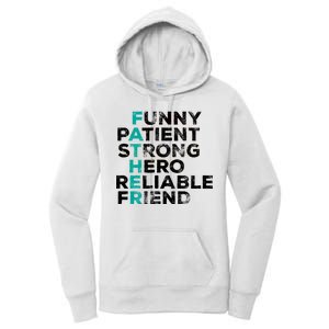 Strong Father Meaning Women's Pullover Hoodie