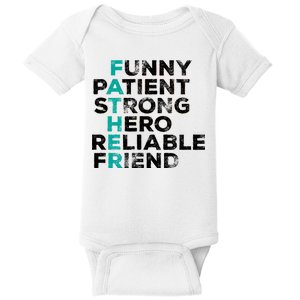 Strong Father Meaning Baby Bodysuit