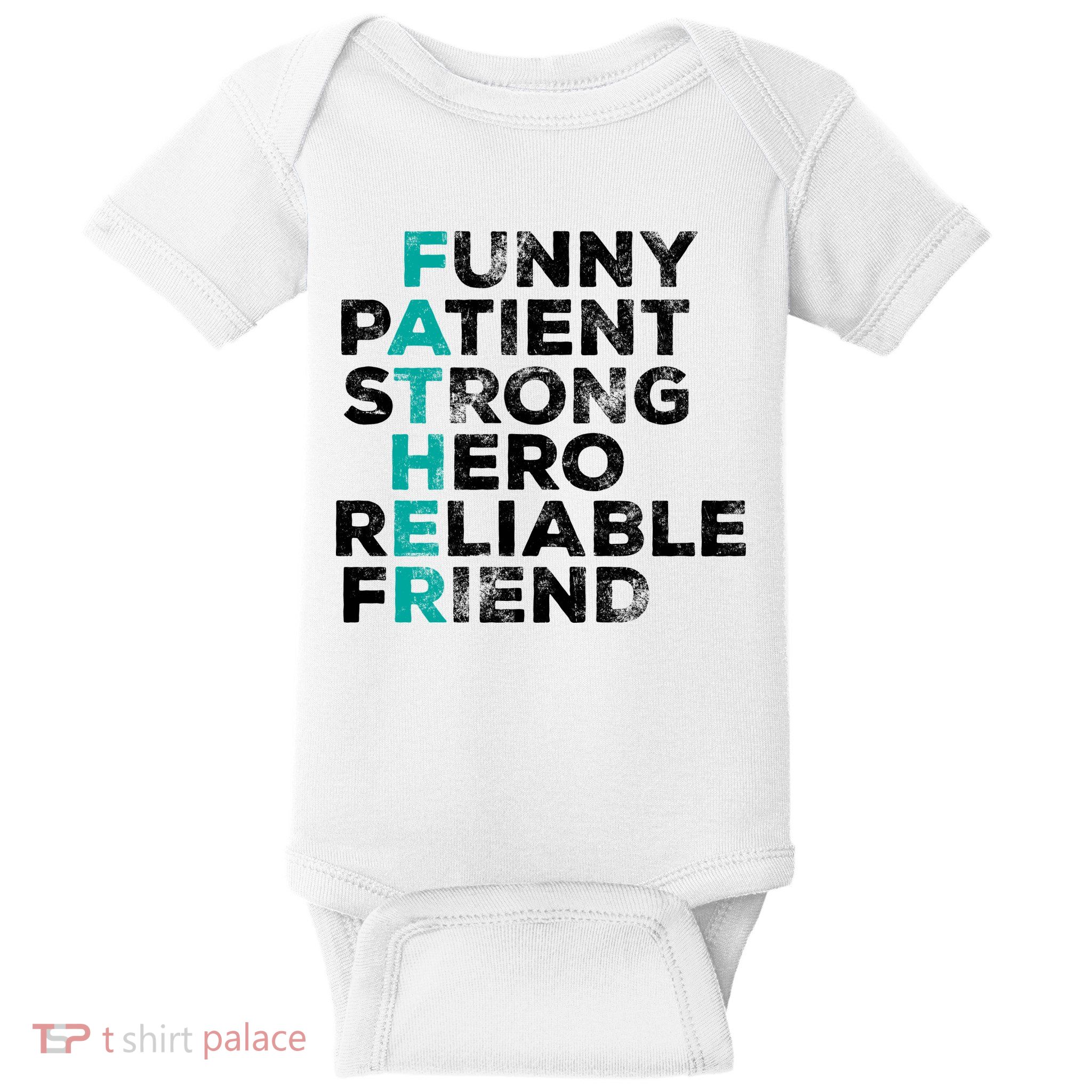 Strong Father Meaning Baby Bodysuit