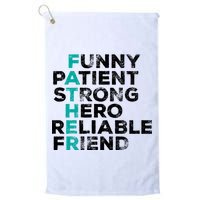 Strong Father Meaning Golf Towel