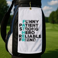 Strong Father Meaning Golf Towel
