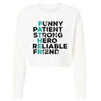 Strong Father Meaning Cropped Pullover Crew