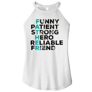 Strong Father Meaning Women's Perfect Tri Rocker Tank