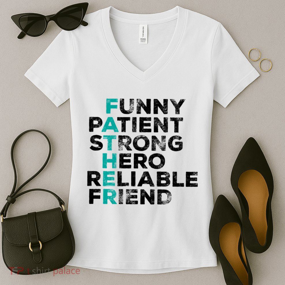 Strong Father Meaning Women's V-Neck T-Shirt