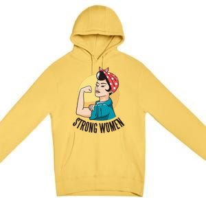 Strong Female Premium Pullover Hoodie