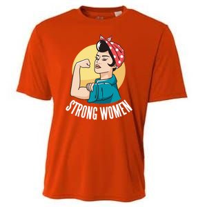 Strong Female Cooling Performance Crew T-Shirt