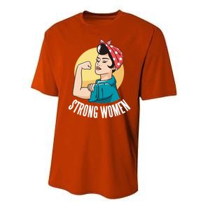 Strong Female Performance Sprint T-Shirt