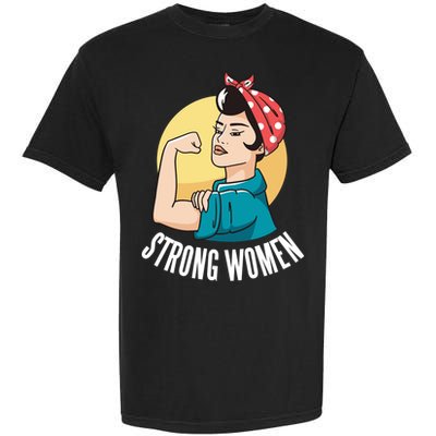 Strong Female Garment-Dyed Heavyweight T-Shirt