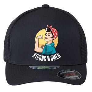 Strong Female Flexfit Unipanel Trucker Cap