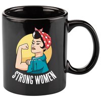 Strong Female 11oz C Handle Ceramic Mug